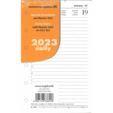 RICAMBIO AGENDA 2024 ORGANIZER SETTIMANALE CON PLANNER 7,8X12,3 PICCOLO