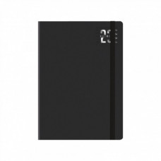 AGENDA 2023  DYNAMIC 11X16,5 GIORNALIERA S/D ABBINATI CON ELASTICO NERA