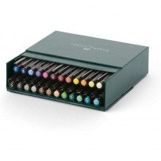 FABER-CASTELL PITT ARTIST PEN GIFT BOX SIMIL PELLE 24 COLORI