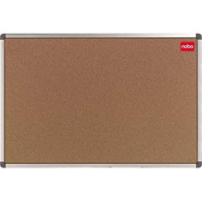 NOBO PANNELLO SUGHERO 90*60 CORNICE IN ALLUMINIO