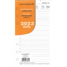 RICAMBIO AGENDA 2024 ORGANIZER GIORNALIERO CON PLANNER 9,5X17 MEDIA