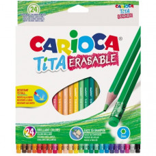 CARIOCA MATITE COLORATE TITA SCATOLA 24 PASTELLI