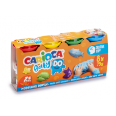 CARIOCA BABY DO 8X75 GR. PASTA PER MODELLARE COLORATA