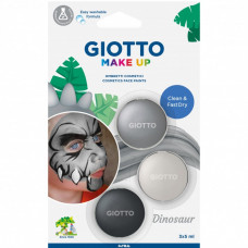 GIOTTO FACE PAINT DINOSAURS BLISTER 3*5ML.