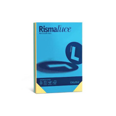 RISMALUCE CARTA COLORATA 90 GR A3 PACCO 300 FOGLI 8 COLORI FORTI