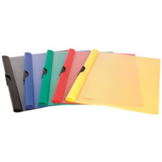 CARTELLA PORTADOCUMENTI CON CLIP A4 COLORI ASSORTITI CONF.5 PZ