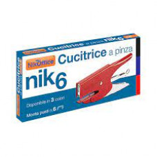 CUCITRICE A PINZA NIK6 PASTELLO COLORI PASTELLO ASSORTITI