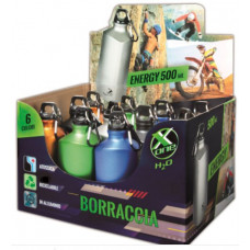 BORRACCIA  X-ONE ENERGY 500ML. ESPOSITORE DA BANCO 12 PEZZI COL.ASS.