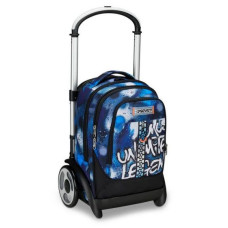 SEVEN TROLLEY ZAINO TYRE 2 RUOTE GRANDI CLOUDY SHAPES
