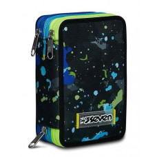 SEVEN ASTUCCIO 3 ZIP COMPLETO LAVABILE FLUO STRING BOY