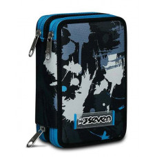 SEVEN ASTUCCIO 3 ZIP COMPLETO LAVABILE FLUO COLOURJET
