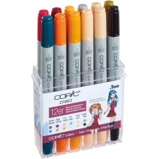 COPIC CIAO PANTONE ASTUCCIO 12 PENNARELLI MANGA TRENDY TEENS