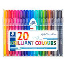 STAEDTLER TRIPLUS FINELINER CF.20 COLORI BRILLANTI ASSORTITI