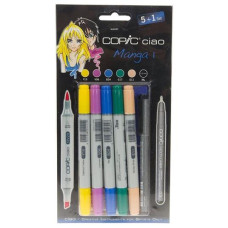 COPIC CIAO PANTONE 5 1 SET MANGA 1 COLORI INCLUSI: Y15, V06, B24, G17, E11