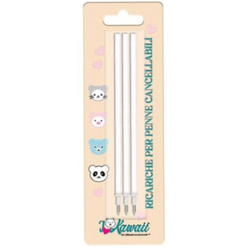 Refill per penne gel cancellabili - punta 0,7 mm - blu - Osama - conf