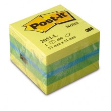 3M 2051L POST-IT MINI CUBO GIALLO 51X51