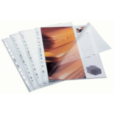 BUSTE TRASPARENTI A FORATURA UNIVERSALE FAVORIT APERTE BUCCIA D'ARANCIA SUPERIORE 22X30 CM CONFEZIONE DA 50 PEZZI