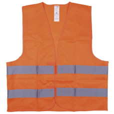GILET DI SEGNALAZIONE ALTA VISIBILITà  SAFETY ARANCIO TAGLIA L
