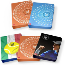 CARTELLE AD ANELLI JANNIK SINNER BY PIGNA – FORMATO A4, 5 PEZZI ASSORTITI