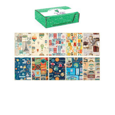 CARTA REGALO KARTOS LINEA MASCHILE 70X100 CM - CONF. DA 100 FOGLI IN SOGGETTI ASSORTITI