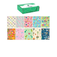 CARTA REGALO KARTOS LINEA FANTASY MIX 70X100 CM - CONF. DA 100 FOGLI IN SOGGETTI ASSORTITI