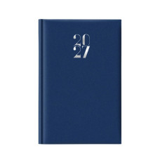 AGENDA 2027 GIORNALIERA SAB/DOM ABBINATI 11X16,5 CM BLU