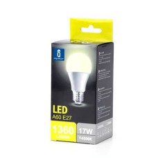 LAMPADINA LED A60 E27 17W - 1720 LUMEN AIGOSTAR LUCE NATURALE