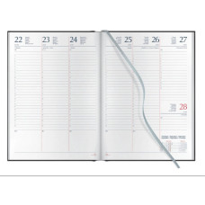 AGENDA 2027 SETTIMANALE 17X24 CM NERO