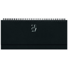 AGENDA PLANNING DA TAVOLO 2027 SETTIMANALE 29.8X10.5 NERO
