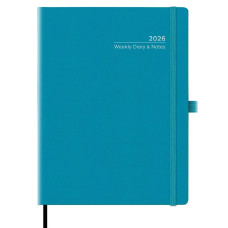 AGENDA 2026 SETTIMANALE COPACABANA CON ELASTICO 19 X 25 CM AZZURRO AGENDA 2026 SETTIMANALE COPACABANA CON ELASTICO 19 X 25 CM AZZURRO