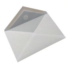 BUSTE SENZA FINESTRA BLASETTI GARDENIA CON LEMBO GOMMATO - 80 G/M² BIANCO - 12X18 CM - CONF. 500 PZ