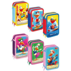 PELIKAN ASTUCCIO PORTAPENNE 3 ZIP COMPLETO MASCOTTE FANTASIE ASSORTITE