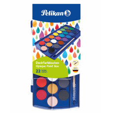 PELIKAN ACQUERELLI CONFEZIONE 22 COLORI CON PENNELLO