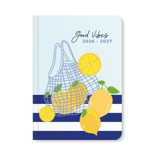 LETTS AGENDA ACCADEMICA A6 GOOD VIBES 2026-2027 GIORNALIERA CITRUS 