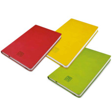 TACCUINO CON ELASTICO, COPERTINA EFFETTO PELLE, 10X15 A RIGHE