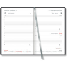 AGENDA 2027 MEDIA GIORNALIERA MARMORA A QUADRETTI 11X16,5 CM COLORI ASSORITI